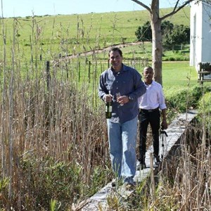Zwai & Lukas Wentzel - winemaker at Groote Post