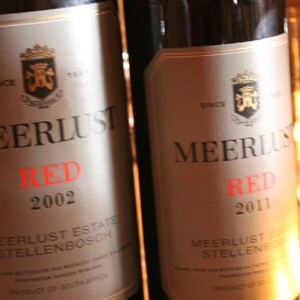 Meerlust Red Lunch - 2002 & 2011