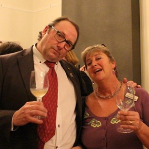 SA Wine Tasting Competition 2014 awards - Denis Garret & Judy Brower.jpg