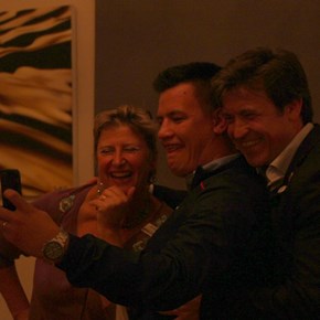 SA Wine Tasting Competition 2014 awards - Gavin doing his Selfie!.JPG