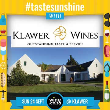 #tastesunshine with Klawer Wine Cellars