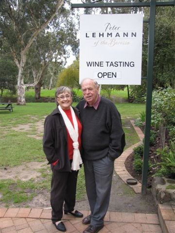 Lunch with Peter Lehmann Mentor of Barossa wine .za