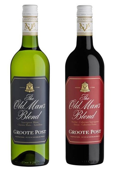Groote Post's the Old Man's Blend Wines Ideal for Father's Day