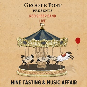Groote Post presents Red Sheep Band live, a wine tasting and music affair not to be missed