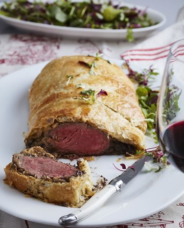 Cook up a storm this winter - Beef Wellington paired perfectly with Groote Post The Old Man's Blend Red