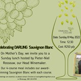 Sauvignon Blanc Day events at Darling Cellars this May