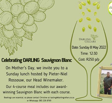 Sauvignon Blanc Day events at Darling Cellars this May