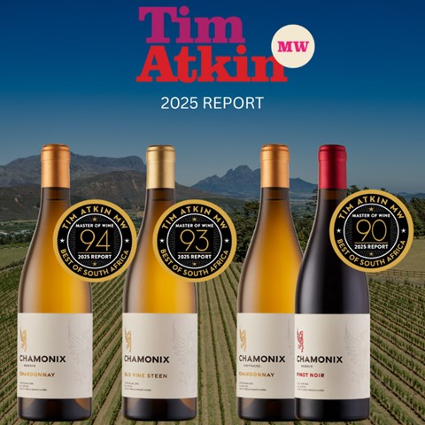Chamonix's excellence recognised in Tim Atkin's 2025 South Africa Special Report