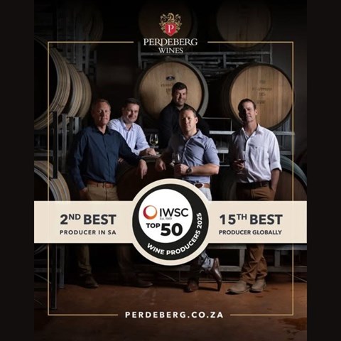 Perdeberg Wines: South Africa’s home of Chenin Blanc earn Global Recognition at the IWSC 2025