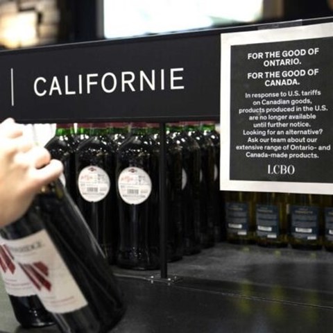 In the US-Canada trade war, the wine and spirits industry Is still paying the price