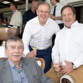 Lourens Jonker, first chairman of Veritas in 1991, Christo Pienaar, present Chairman & Anton Smuts