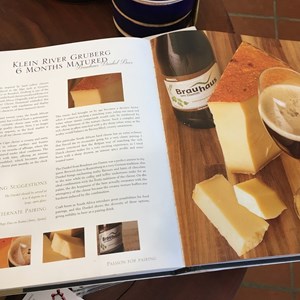 Klein River Cheese spread in Jean Vincent's award-winning book Passion for Pairing