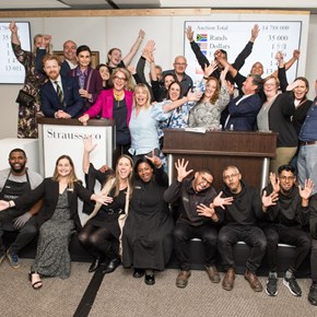 Celebrating success of Nedbank Cape Winemakers Guild Auction