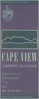 Cape View Cabernet Sauvignon 1996 (wooded)