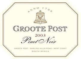 Groote Post Pinot Noir 2003