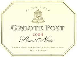 Groote Post Pinot Noir 2004