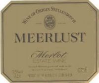 Meerlust Merlot 1997