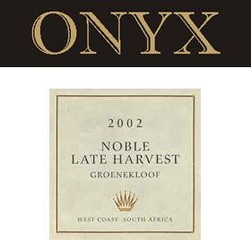 Onyx Noble Late Harvest 2002