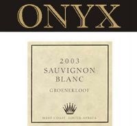 Onyx Sauvignon Blanc 2003