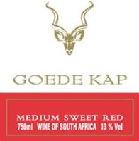 Goede Kap Cape Medium Sweet Red 2006