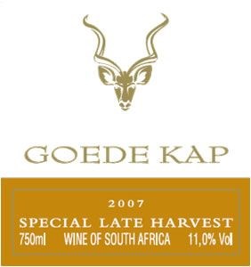 Goede Kap Special Late Harvest 2007