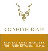 Goede Kap Special Late Harvest 2009