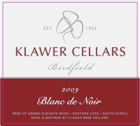 Klawer Cellars Birdfield Blanc de Noir 2009