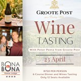 Groote Post Wine Dinner - Bona Bona Game Lodge