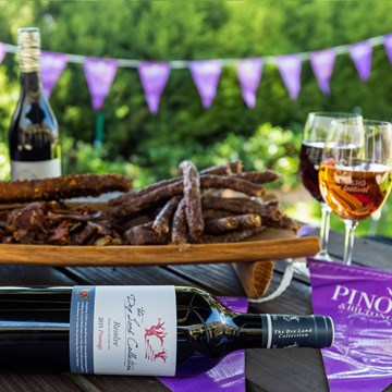 Pinotage and Biltong Festival a sea of purple and white