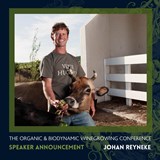 Reyneke Wines to deliver keynote at International Organic And Biodynamic Winegrowing Conference