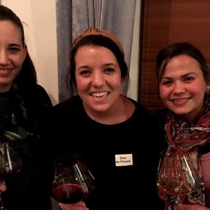 Tess-Mari Groenewald (Leeu & Mullineux) with Elsa (Beyerskloof) & Monique (Boland Wines)