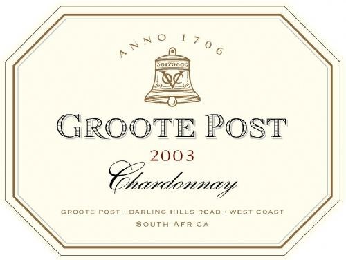 Groote Post Wooded Chardonnay 2003 