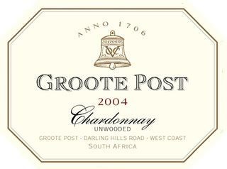Groote Post Unwooded Chardonnay 2004 