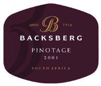 Backsberg Pinotage 2001