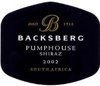 Backsberg Pumphouse Shiraz 2003