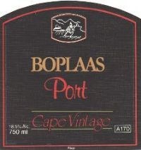 Boplaas Cape Vintage Port 2003