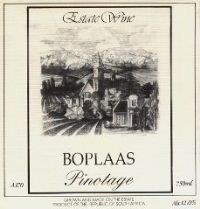 Boplaas Pinotage Reserve 2001