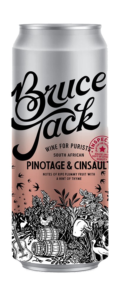 Bruce Jack Pinotage & Cinsault Can Case