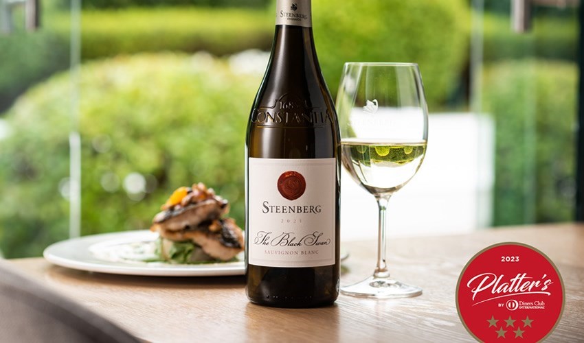 Steenberg The Black Swan Sauvignon Blanc awarded Platter's 5 stars